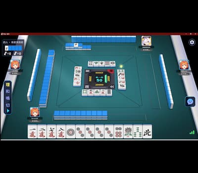 麻雀一番街対局画面